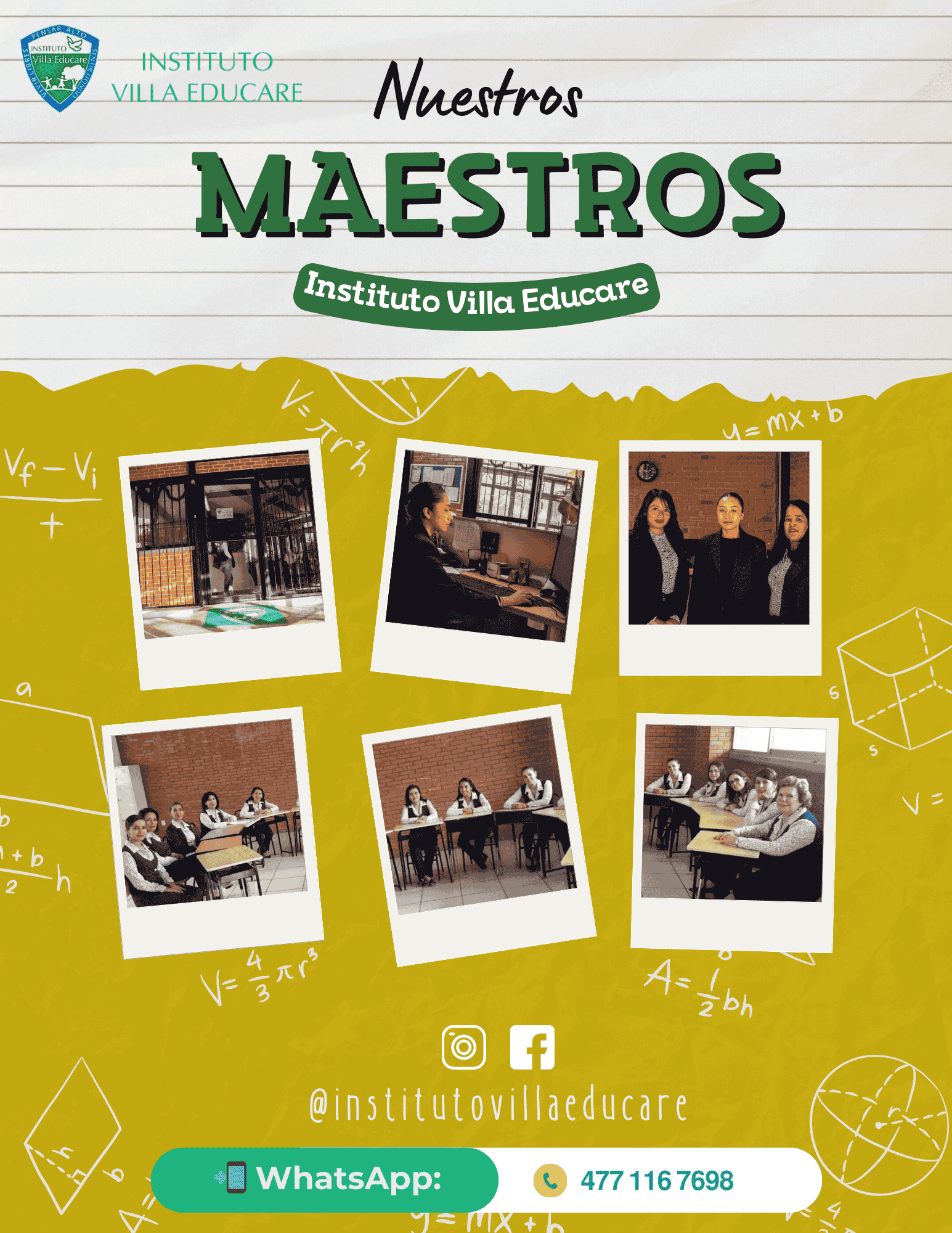 INSTITUTO VILLA EDUCARE (2) MAESTROS INSTITUTO VILLA EDUCARE