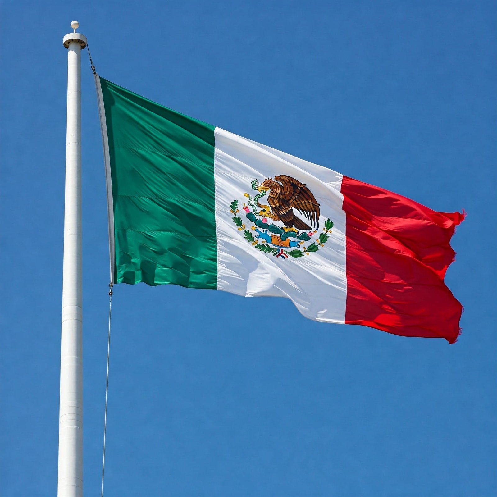 La bandera de mexico La bandera de mexico